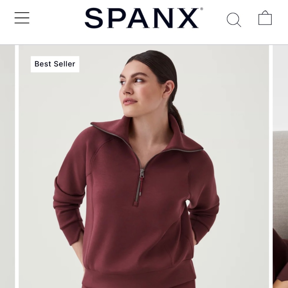 Spanx AirEssentials Half Zip